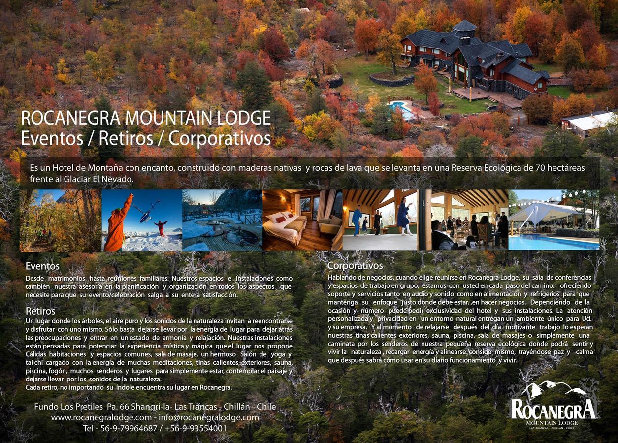 Rocanegra Mountain Lodge Las Trancas Exterior foto